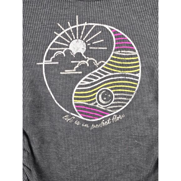 Collection By Justice "life is in Perfect Flow" Girls Long sleeve Shirt Size 10 - Picture 4 of 6